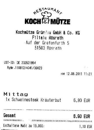 pbmn Hffner Kochmtze Restaurant